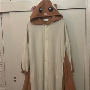 Magicalani adult flying squirrel Onesie costume with pockets size medium